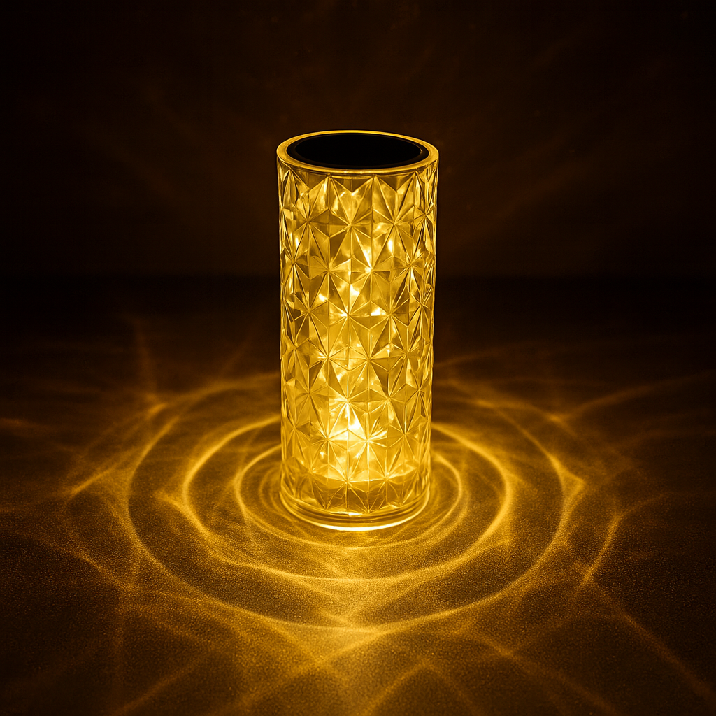 Crystal Rose Lamp™ – Radiant Light, Endless Elegance