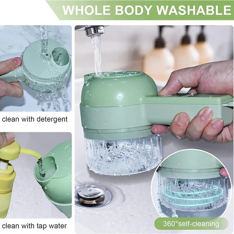 ChopEase Electric Chopper™ Chopping and slicing has never been so easy and fast!