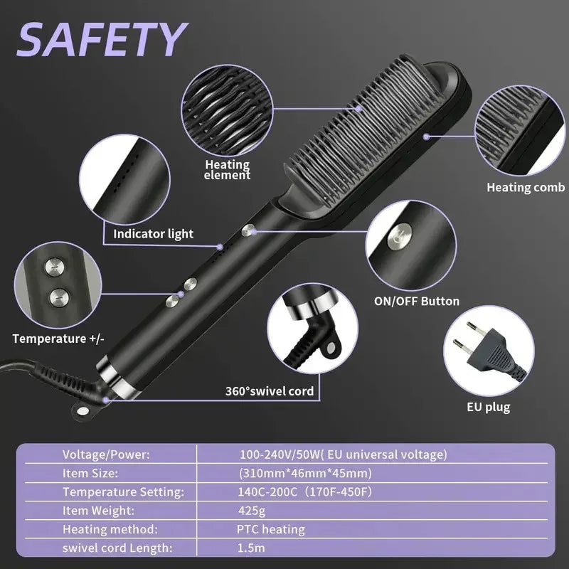 CeramiGlide - Perfect Straightening Without Burning Your Hair!