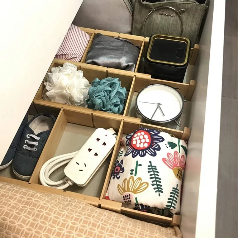 EcoTidy Bamboo Organizer™ Say goodbye to chaos  and hello to stress-free storage that fits anywhere!