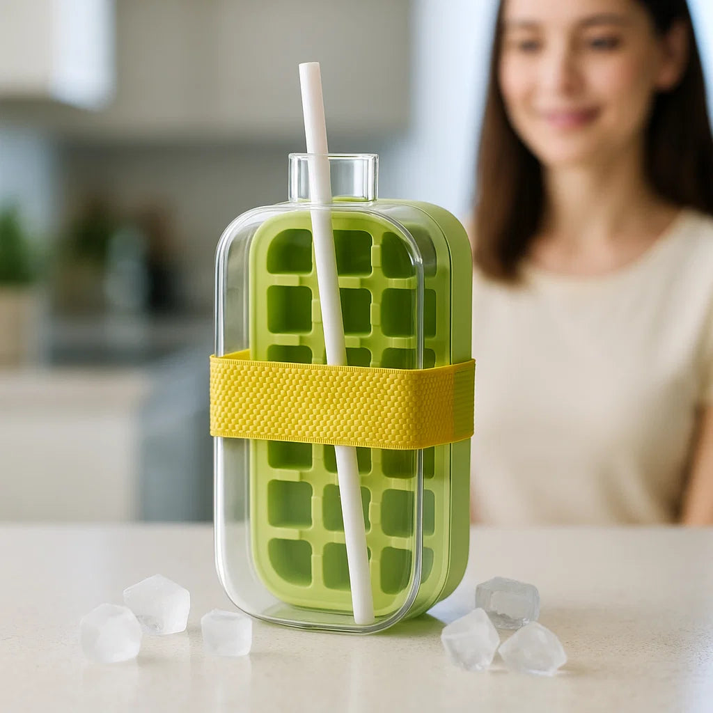 IceBottle 2.0™ Freeze, Squeeze, Enjoy – All in One Bottle