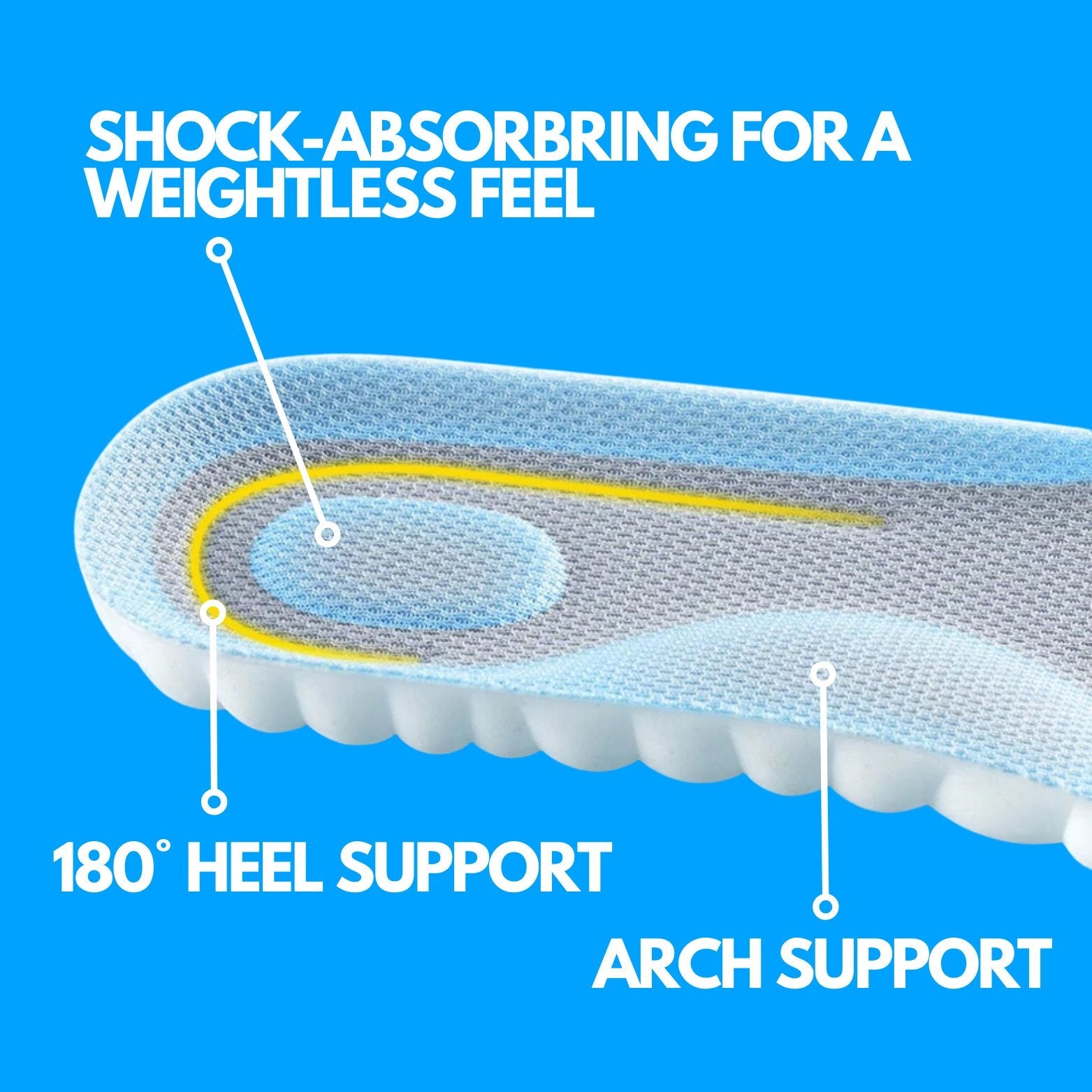 CloudSole™ Experience ultimate comfort and support