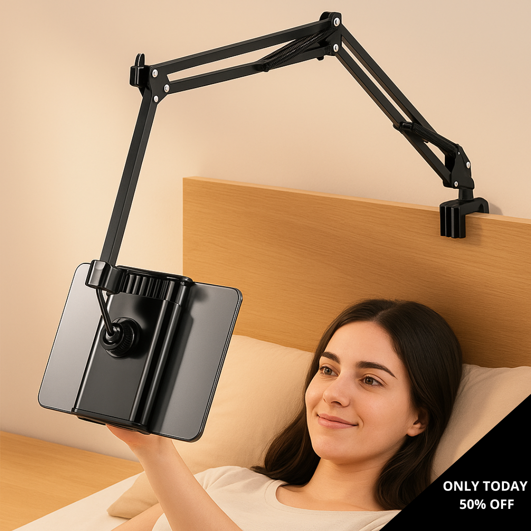 FlexiHold™ Hands-free comfort, anywhere you rest or work