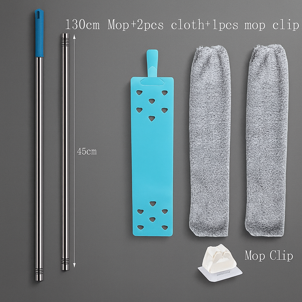 Telescopic Broom -Clean the toughest places with total ease!