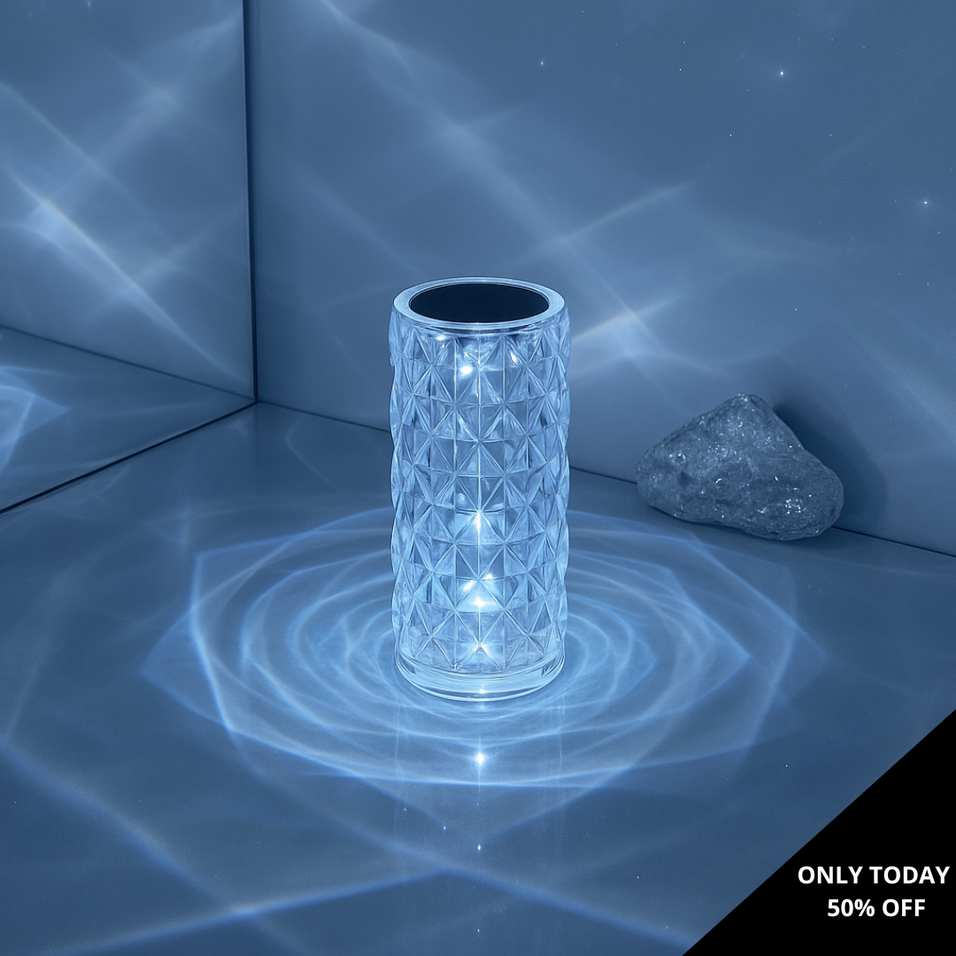 Crystal Rose Lamp™ – Radiant Light, Endless Elegance